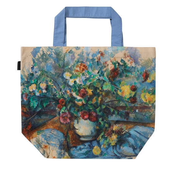 Paul Cezanne Grand Bouquet of Flowers large tote bag
